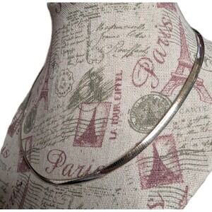 Sterling Silver Necklace Italy 925 Herringbone Chain 16" 10g